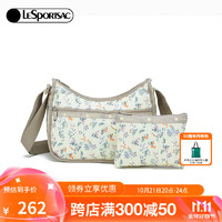 LeSportsac 妈妈包 大容量斜挎包 黄底小碎花