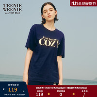 TEENIE WEENIE 小熊 女士T恤 藏青色