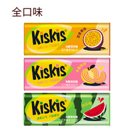 KisKis 酷滋 无糖薄荷糖清新口气亲嘴接吻零食百香果水蜜桃0蔗糖果