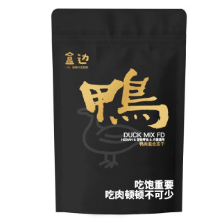 盒边 宠物零食 鸭肉混合冻干180g/6袋