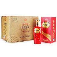 百亿补贴：双沟 柔和 52度红精品450ml*6瓶整箱装 绵柔浓香型白酒