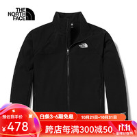 The North Face24秋冬北面软壳衣男款户外舒适防风可做内胆夹克软壳外套8AUP 4H0 L