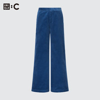 UNIQLO 优衣库 女士休闲长裤 461105 海蓝色 165/74A