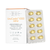 万赫希 WHC 小金蛋鱼油 600mg*60粒 95%高纯度 Omega3 维生素D