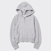 UNIQLO 优衣库 女士连帽卫衣 459787 烟灰色 XL