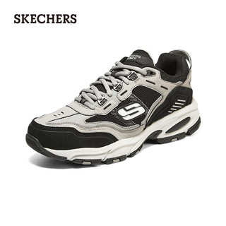 SKECHERS 斯凯奇 男鞋冬季保暖潮流老爹鞋厚底增高鞋防滑舒适休闲运动鞋237067