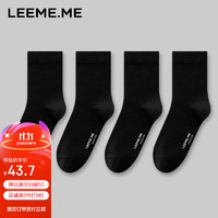 LEEME.ME 粒米 男士中筒袜 4双装