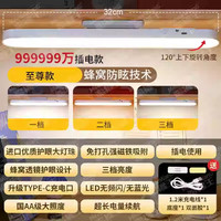 蜜獾王 台灯护眼学习儿童学生作业阅读充电插电宿舍卧室LED超亮台灯