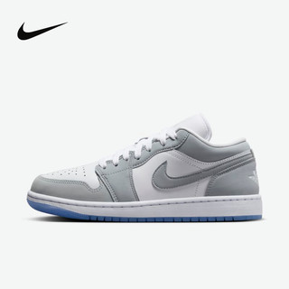 NIKE 耐克 女鞋板鞋JORDAN 1 AJ1烟灰低帮复古休闲篮球鞋DC0774-105