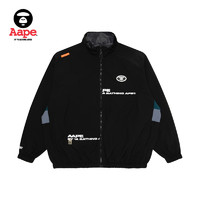 Aape 男装春夏猿颜徽章刺绣迷彩双面穿薄夹克外套7614XXL