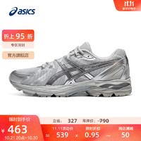 ASICS 亚瑟士 跑步鞋男鞋缓震透气运动鞋回弹耐磨跑鞋 GEL-FLUX CN 浅灰色 43.5