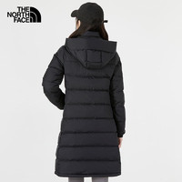 THE NORTH FACE 北面 羽绒服女秋冬新款中长款运动户外防泼水保暖防风鹅绒外套