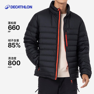 DECATHLON 迪卡侬 户外羽绒服女冬季连帽外套保暖防泼水加厚男面包服ODT3