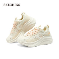 SKECHERS 斯凯奇 女鞋 蕾丝厚底增高休闲运动鞋 117520