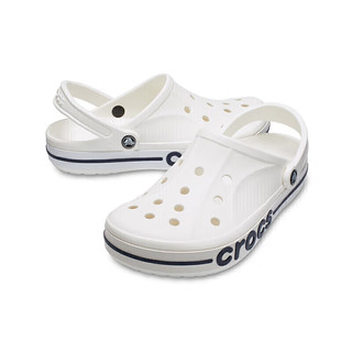 crocs 卡骆驰 中性沙滩洞洞鞋 205089-126 白/深蓝 43