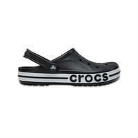 crocs 卡骆驰 中性沙滩洞洞鞋 205089-066 黑色/白色 45