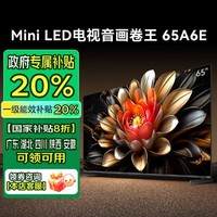 SKYWORTH 创维 电视65英寸A6E更多分区更高亮度更强音质miniled