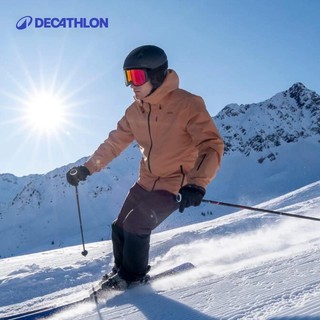 DECATHLON 迪卡侬 男子滑雪服 H726448 咖啡色 L