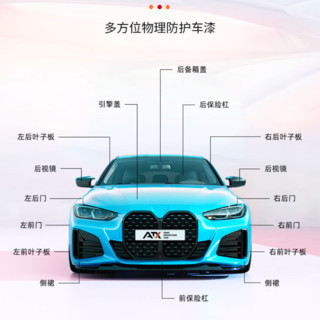 ATX A8 TPU隐形车衣 轿车适用