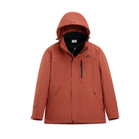 PELLIOT 伯希和 山野 男子三合一硬壳冲锋衣 11340105 绯影红 S