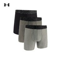 安德玛 UNDERARMOUR）Tech Boxerjock男子6英寸运动休闲内裤-3条装1387414 混色035 XXL