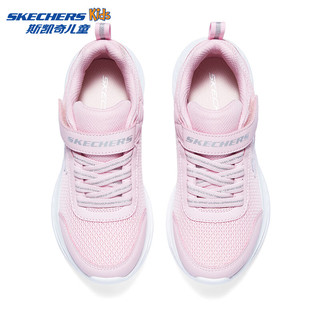 SKECHERS 斯凯奇 儿童时尚休闲鞋夏季男大童网面透气舒适运动鞋403723L 女款/浅粉色/LTPK 34码