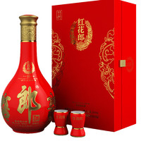 LANGJIU 郎酒 红花郎15 陈酿 53%vol 酱香型白酒 500ml 礼盒装