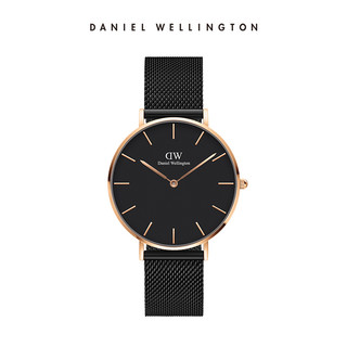 88VIP：Daniel Wellington DW男士手表PETITE系列潮酷流金表36MM钢带石英腕表