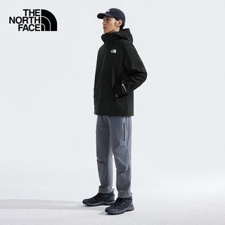 北面（The North Face）三合一冲锋衣男GORE-TEX防水Mountain Light羽绒胆24秋|83RR 4H0/黑色 L