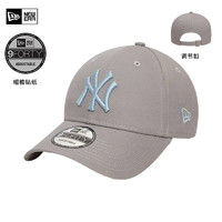 NEW ERA 纽亦华 棒球帽弯檐帽男女同款 9FORTY 60503373灰色NY 均码