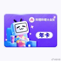 bilibili 哔哩哔哩 大会员年卡12个月bilibili官方直充