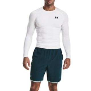 UNDER ARMOUR 安德玛 Heat Gear 男子运动紧身衣 1361524-100 白色 S