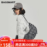 BAGSMART 女款斜挎包大容量时尚通勤包