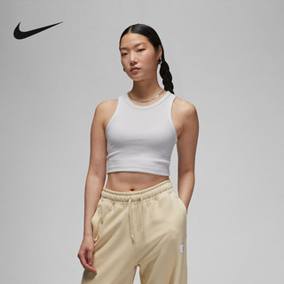 NIKE 耐克 女2024秋季女子背心新款短款时尚柔软简约上衣DX4701-100