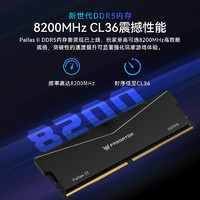 PREDATOR 宏碁掠夺者 32G(16G×2)套装 DDR5 6000频率 台式机内存条 Pallas II 凌霜系列(C30)石耀黑