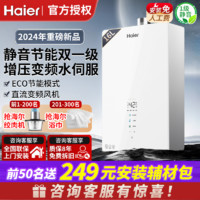 百亿补贴：Haier 海尔 燃气热水器16L家用天然气一级节能一级静音变频水伺服恒温