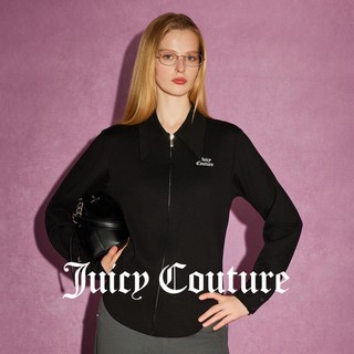 Juicy Couture 橘滋 优雅极简Logo印花针织女式外套