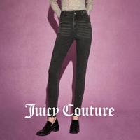 Juicy Couture 橘滋 极简风尚金属Logo内刷毛修身女式牛仔裤