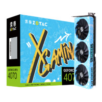 ZOTAC 索泰 GeForce RTX 4070 12GB GDDR6X X-GAMING