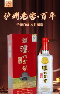 【年份老酒】52度泸州老窖 百年酒C款浓香型白酒500ml*1瓶 纯粮酒