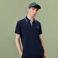 Champion 刺绣小c logo  短袖POLO T恤