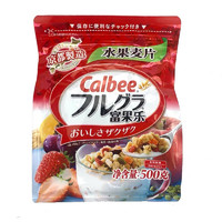 Calbee 卡乐比 水果燕麦片原味500g*1袋