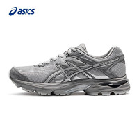 ASICS 亚瑟士 跑步鞋女鞋缓震透气运动鞋舒适回弹耐磨跑鞋 GEL-FLUX 4 灰色 39