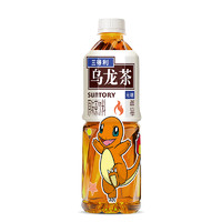 SUNTORY 三得利 【三得利宝可梦】乌龙茶无糖0脂茶饮料瓶装整箱500ml*15瓶