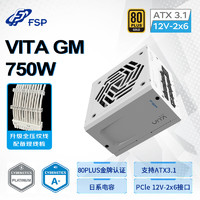 FSP 全汉 VITA GM 雪装版 ATX3.1金牌全模组电源 750W