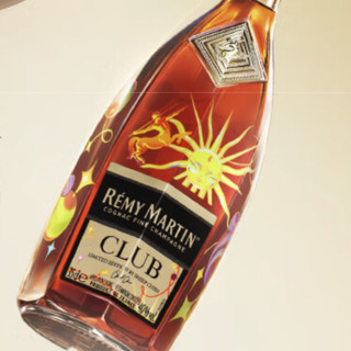 RÉMY MARTIN 人头马 CLUB 干邑白兰地 40%vol 350ml*2瓶 艺术家耀日限定款