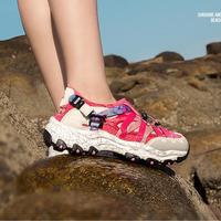 悍途 HUMTTO 女款夏季户外沙滩鞋厚底涉水鞋 登山休闲包头运动凉鞋