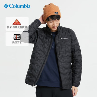 Columbia哥伦比亚24秋冬户外羽绒服男保暖650蓬热压防跑绒外套WE8412 010-黑色 190/104A/XXL