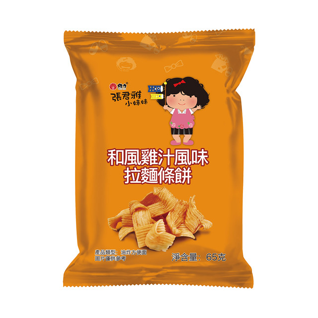 张君雅小妹妹 和风鸡汁味拉面条饼 65g
