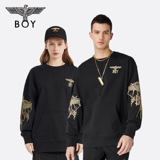 百亿补贴：BOY LONDON 中性风时尚休闲圆领套头卫衣